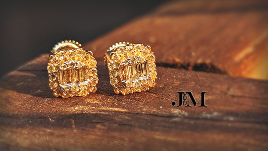 Diamond Octagon earrings