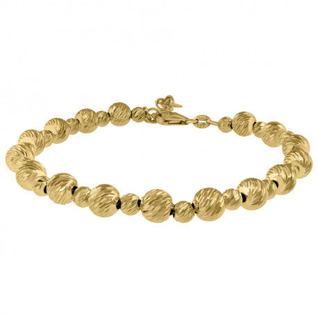 14kt gold fancy bracelet adjustable from 7 inch to 9 inches