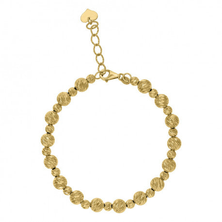 14kt gold fancy bracelet adjustable from 7 inch to 9 inches