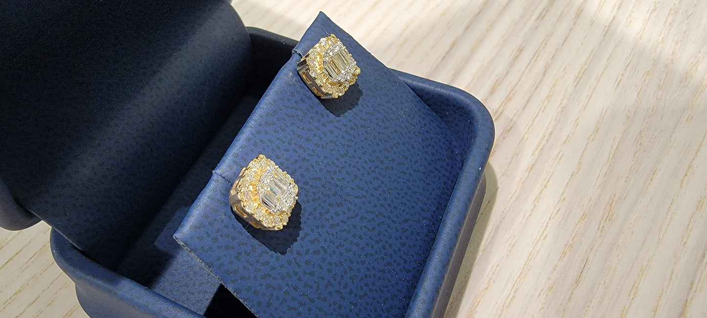 Diamond Octagon earrings