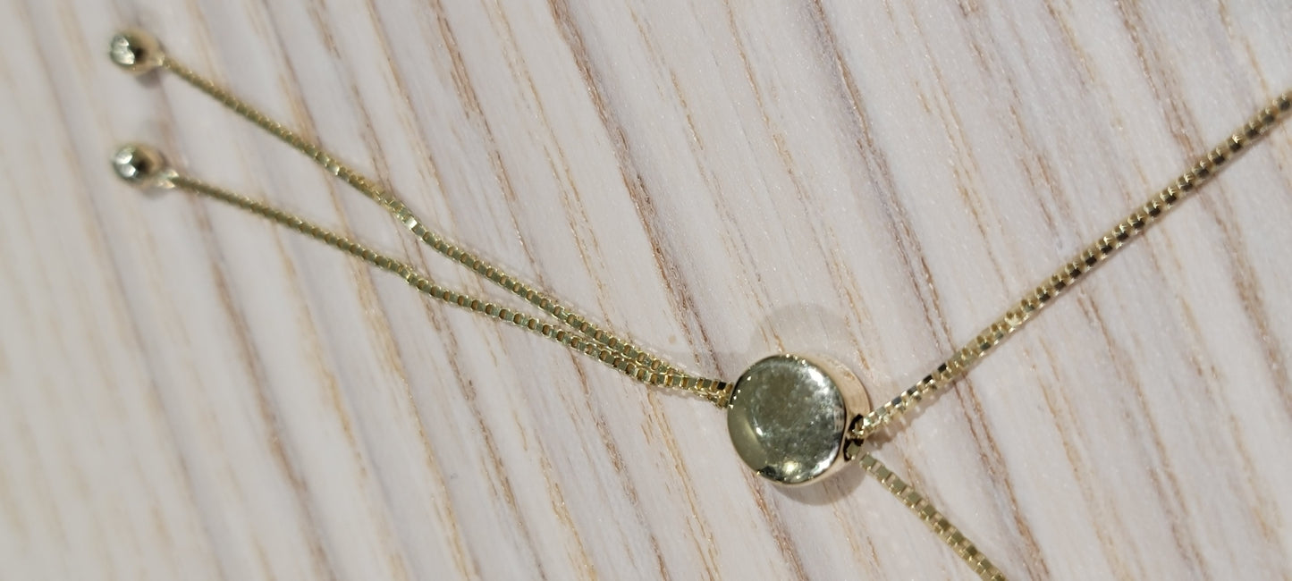 14kt Gold Braided bracelet small braid
