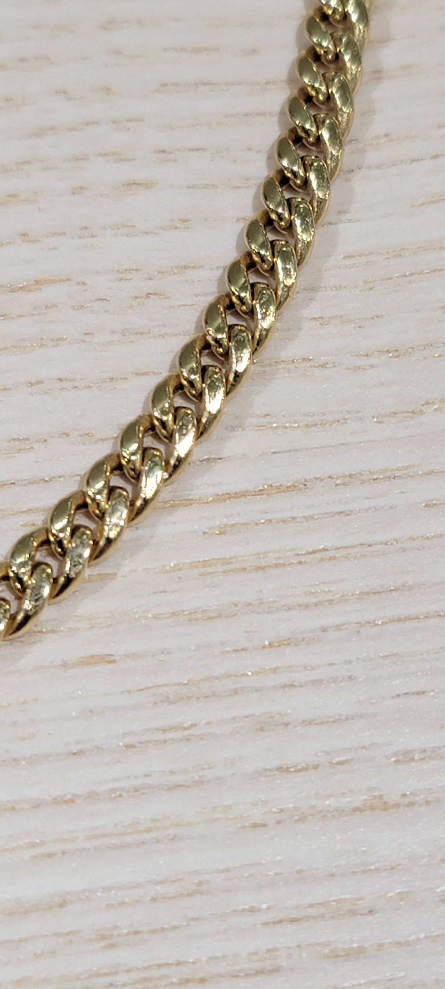 10kt Gold Cuban micro chain