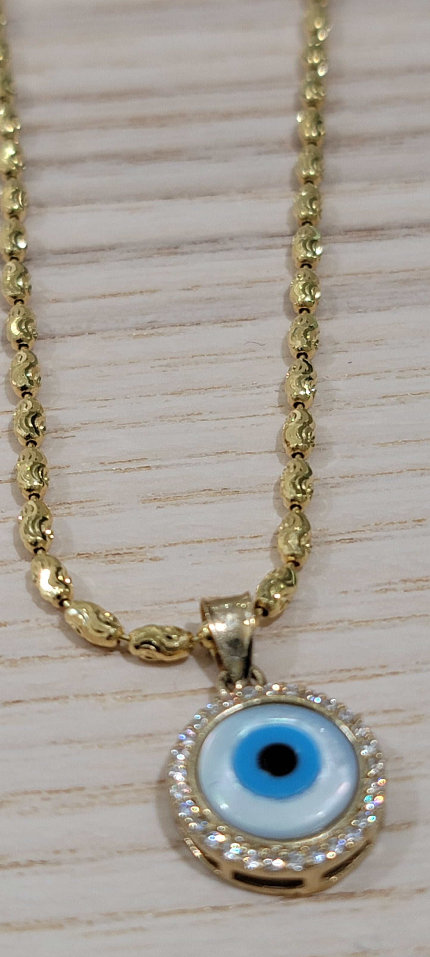 14K Custom Barrel chain.. 22inches