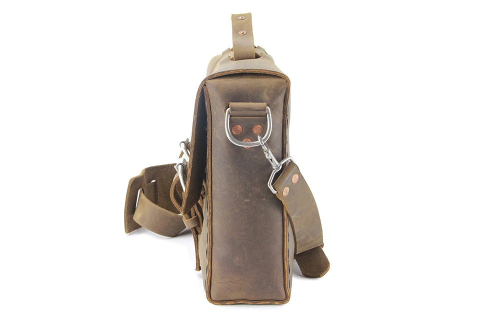 Buffalo Hide Brown Briefcase