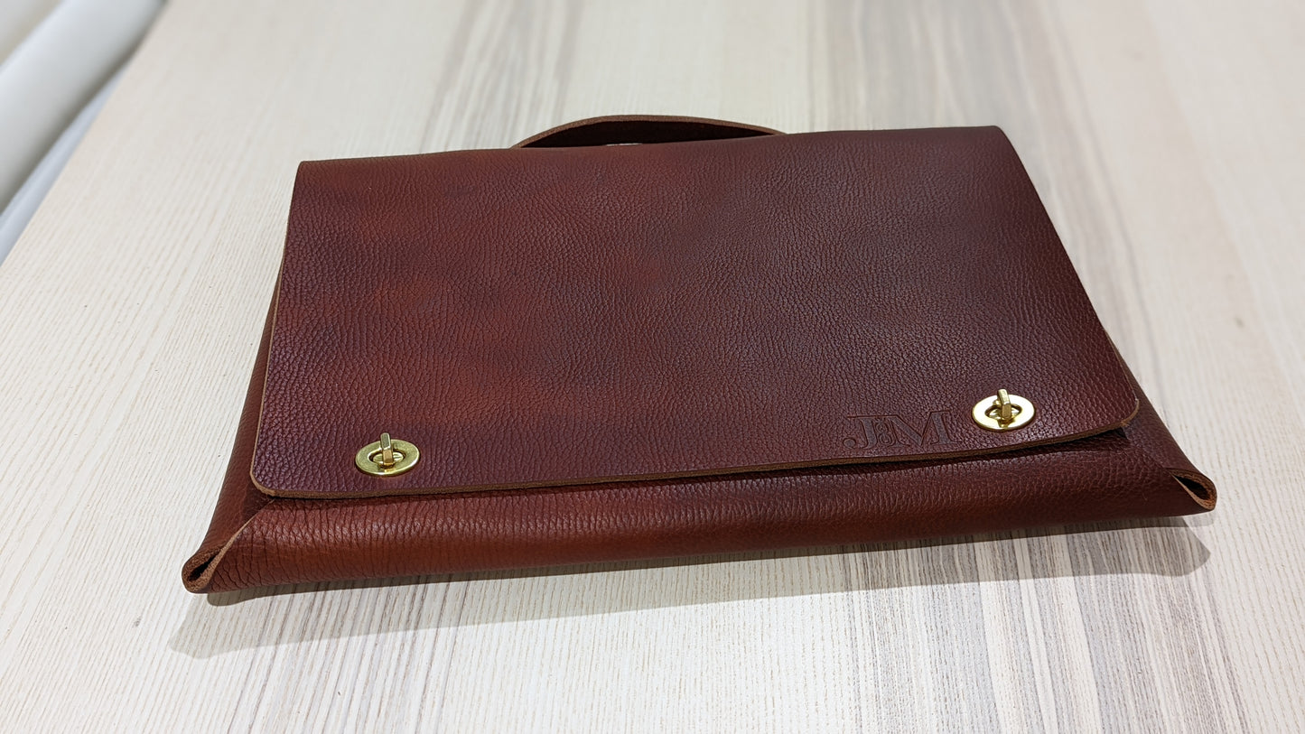Buffalo Hide Brown Laptop Bag