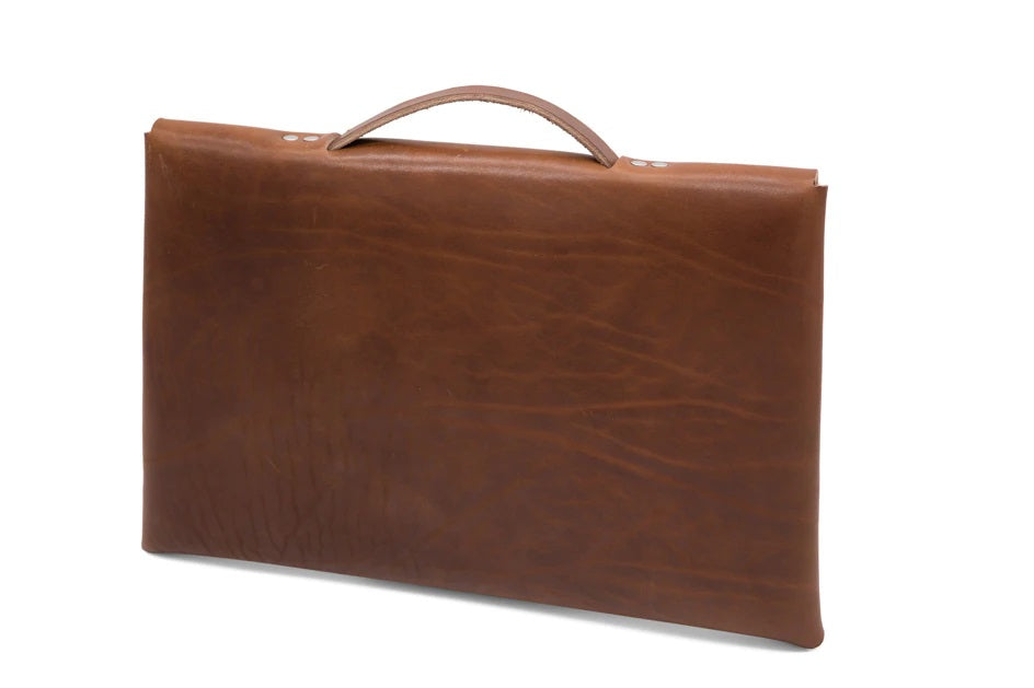 Buffalo Hide Brown Laptop Bag