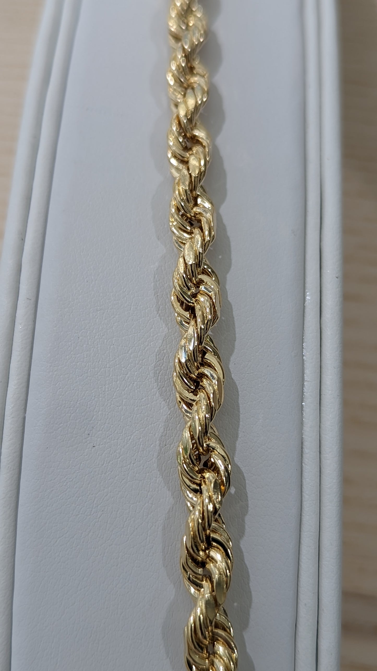 10kt Gold Rope Bracelet