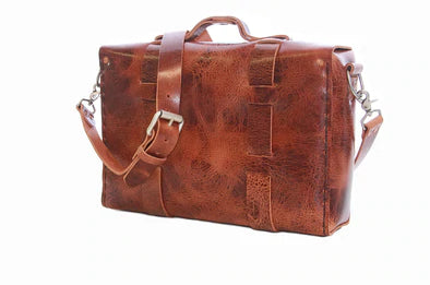 Buffalo Hide Red Brief Case