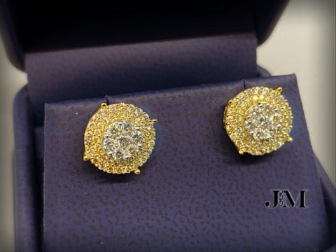 Roush Diamond pave big earrings