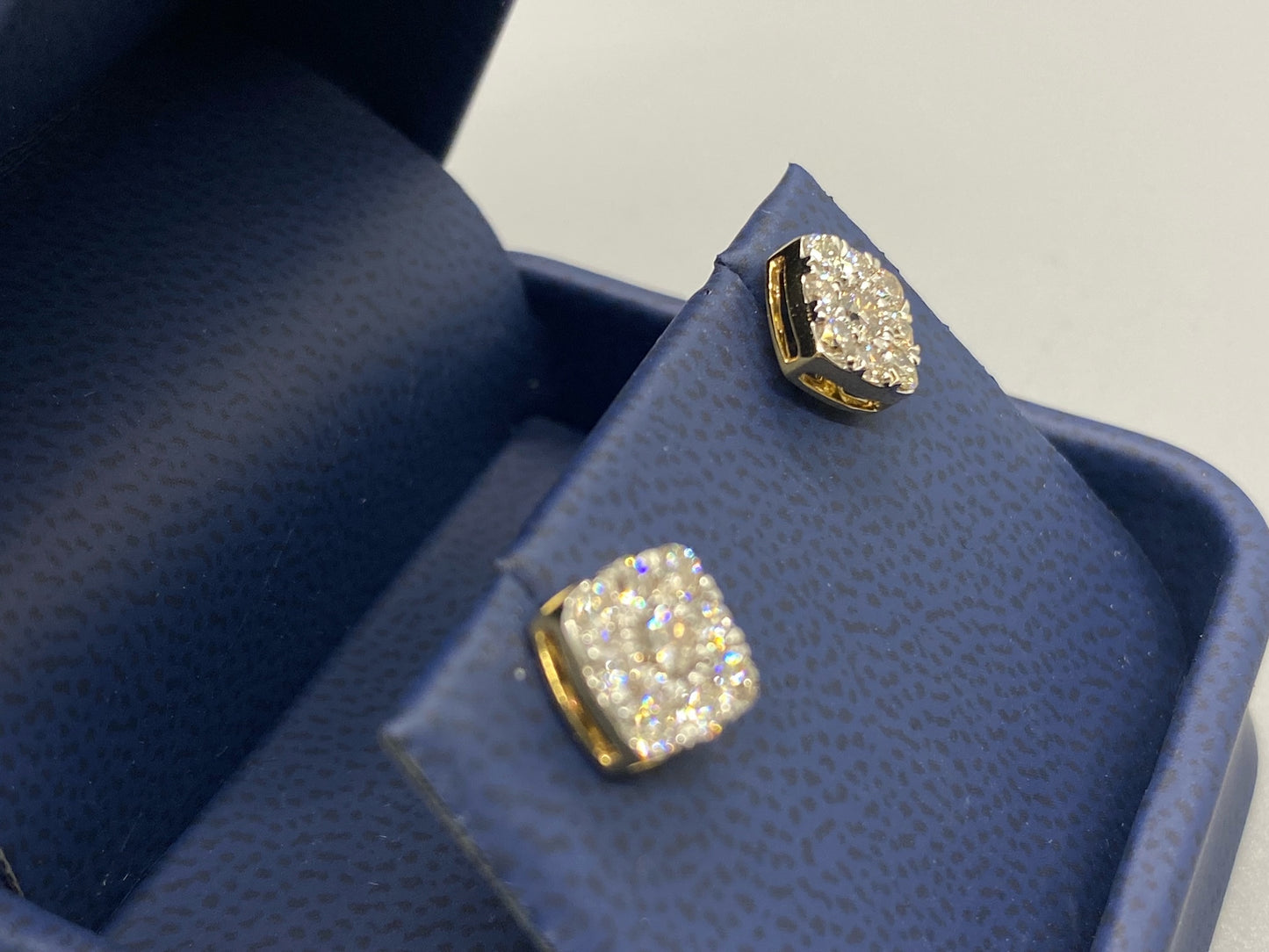 Diamond Square Earrings Big style