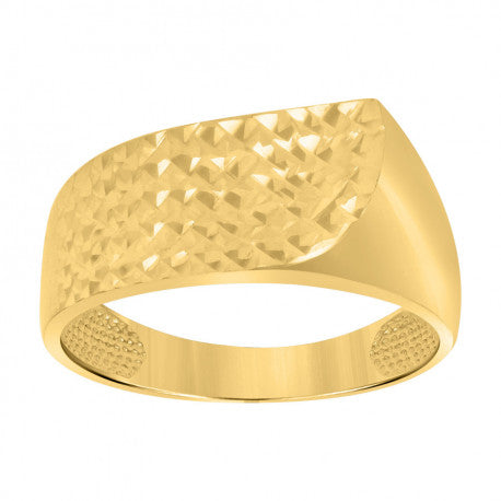 14kt Gold Ring Wave